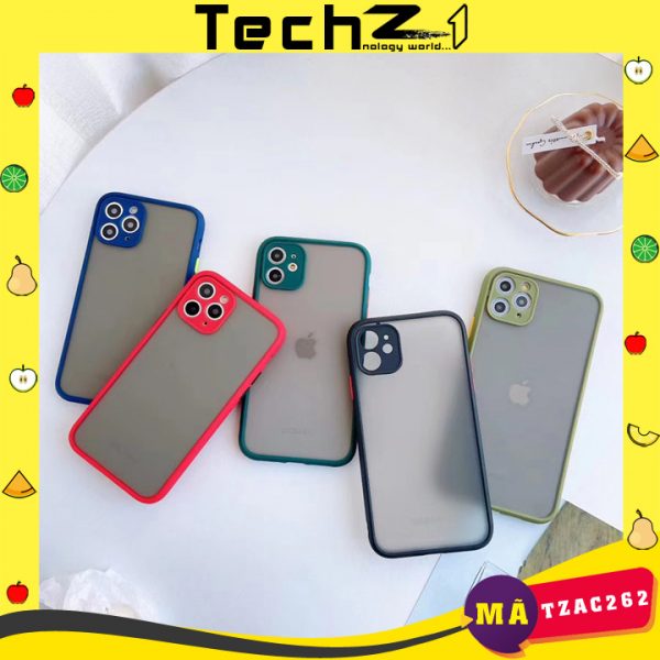 Ốp Lưng Nhám Mờ Bảo Vệ Cam Cho iPhone - Mã TZAC262 | TechZ1 - Hình 2
